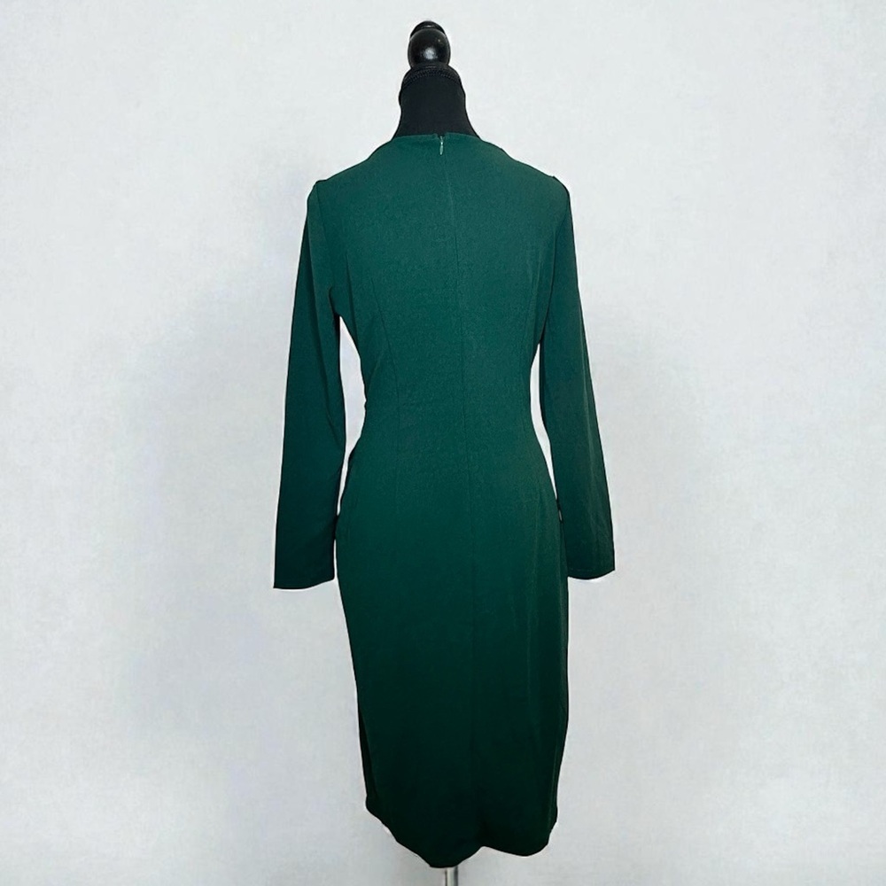 [MATERNITY] Forest Green Medium | Nursing Friendly Dress Pregnancy - Picture 2 of 10
